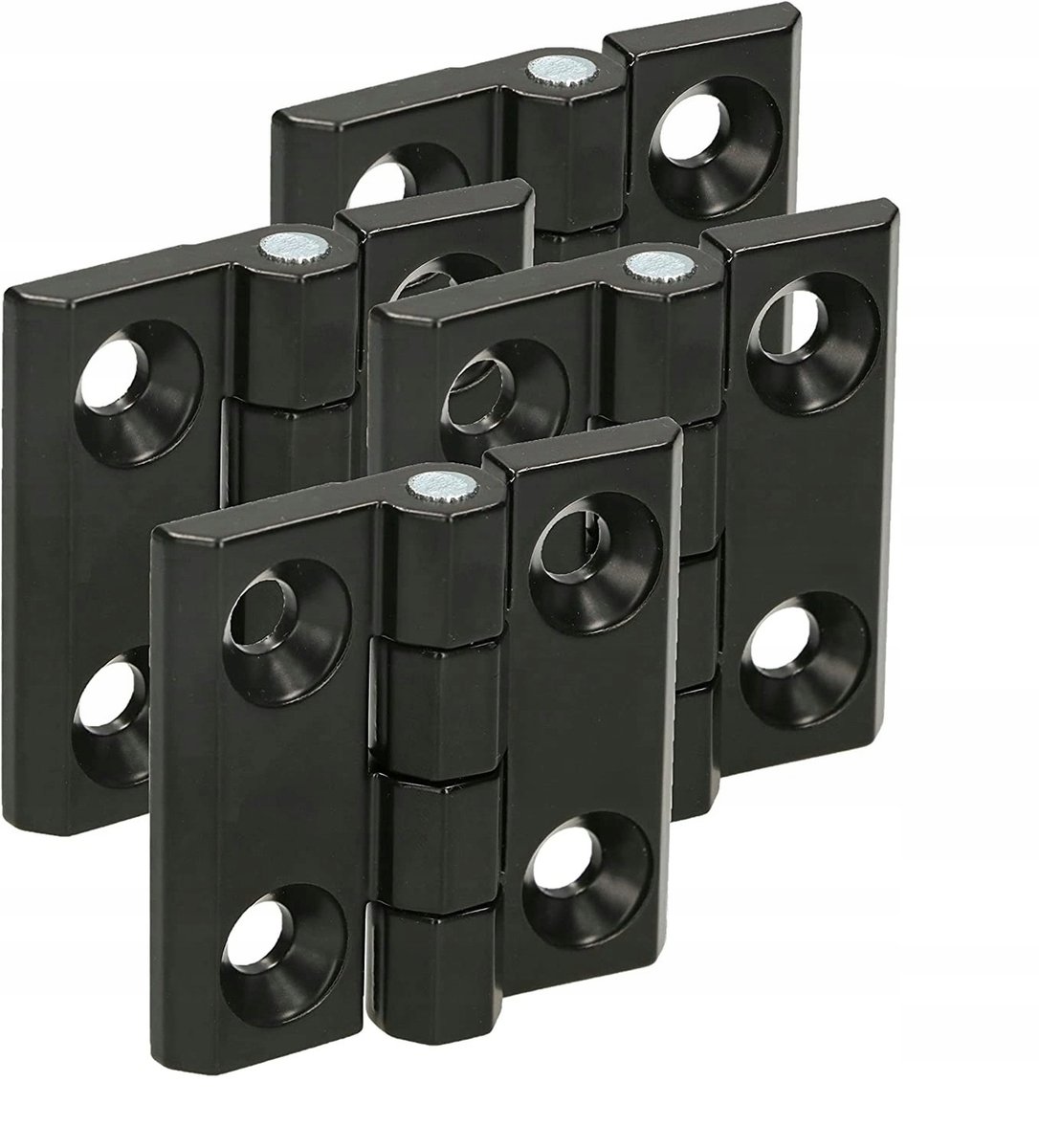 4X ZAWIAS CZARNY 60X60 SPLATANY DRZWIOWY ODLEWANY