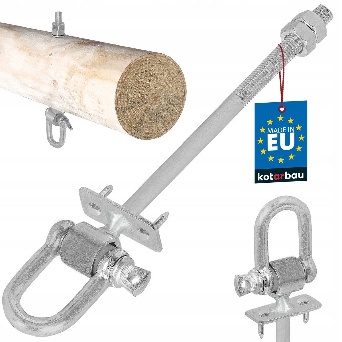 HAK HUŚTAWKOWY SZEKLA BOLCE MOCOWANIE M12 HAMAKA