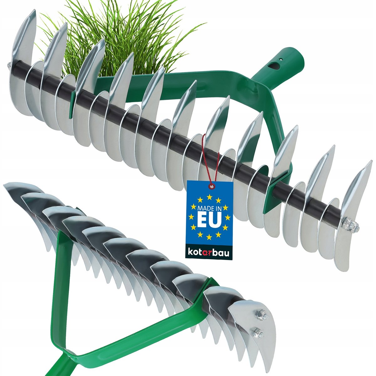 GRABIE AERATOR DO NAPOWIETRZANIA TRAWNIKA TRAWY GLEBY DWUSTRONNE DO OGRODU
