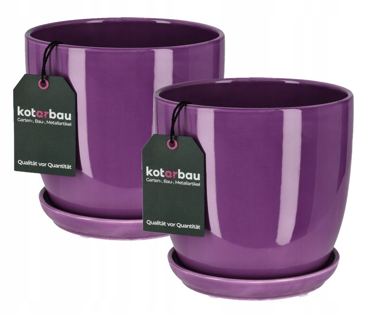 2X DONICZKA 16 OSŁONKA CERAMICZNA DONICA PODSTAWKA