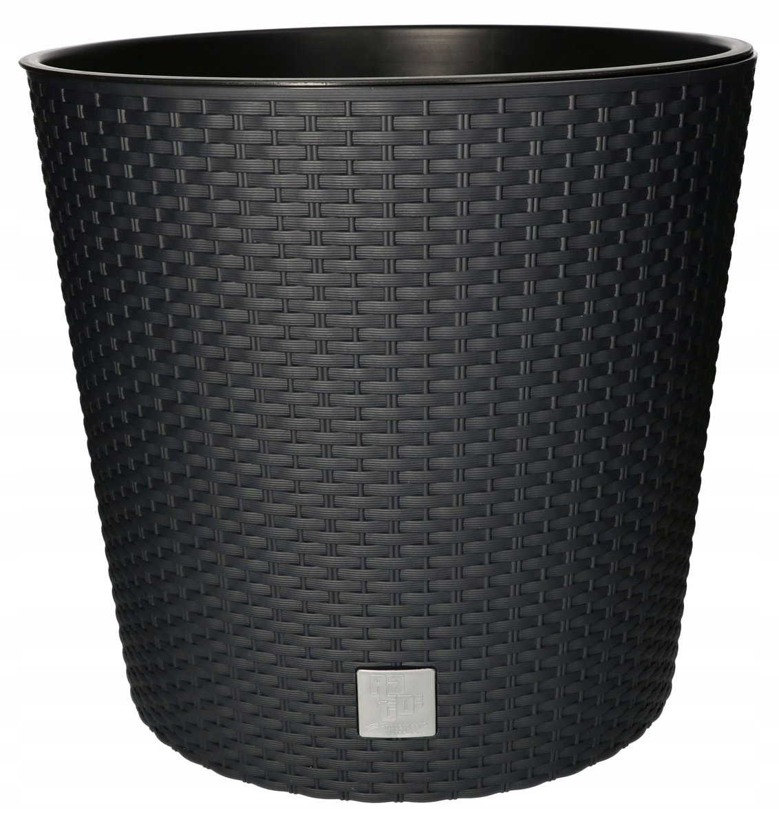 DONICZKA RATTAN OSŁONA DONICA ANTRACYT 400 + WKŁAD