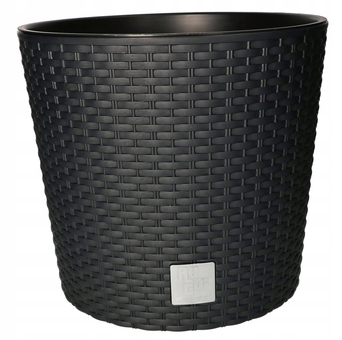 DONICZKA RATTAN OSŁONA DONICA ANTRACYT 300 + WKŁAD