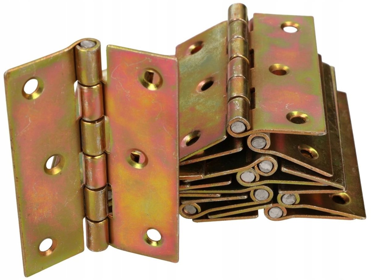 50X ZAWIAS BUDOWLANY SPLATANY DRZWI 80X60MM MEBLI