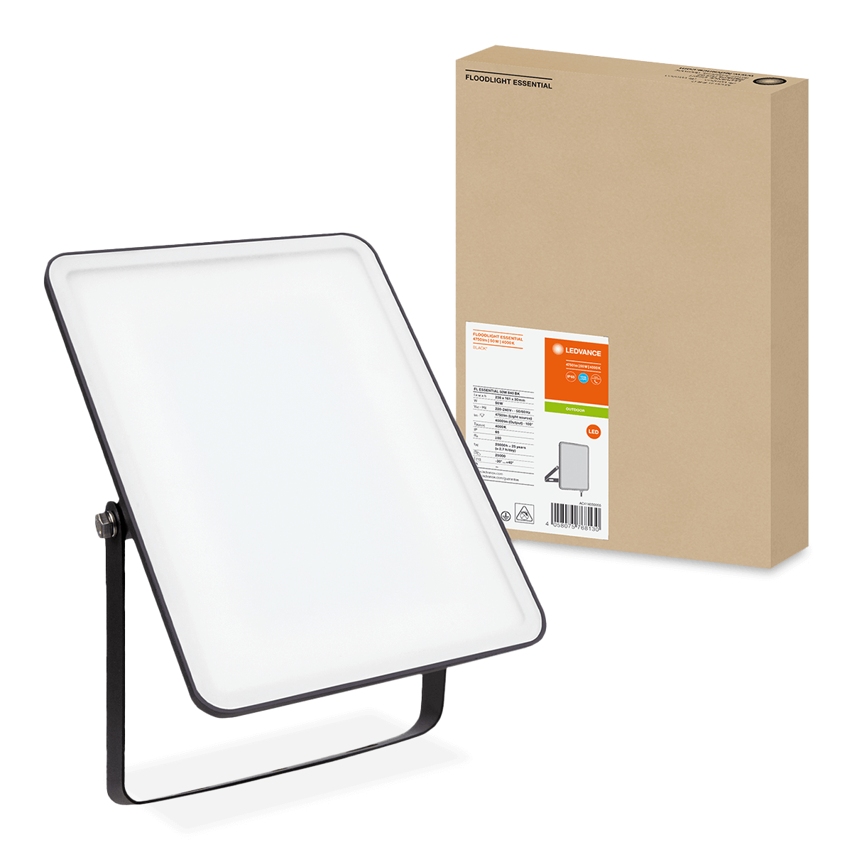 Naświetlacz Essential czarny IP65 4500 lm LED Ledvance