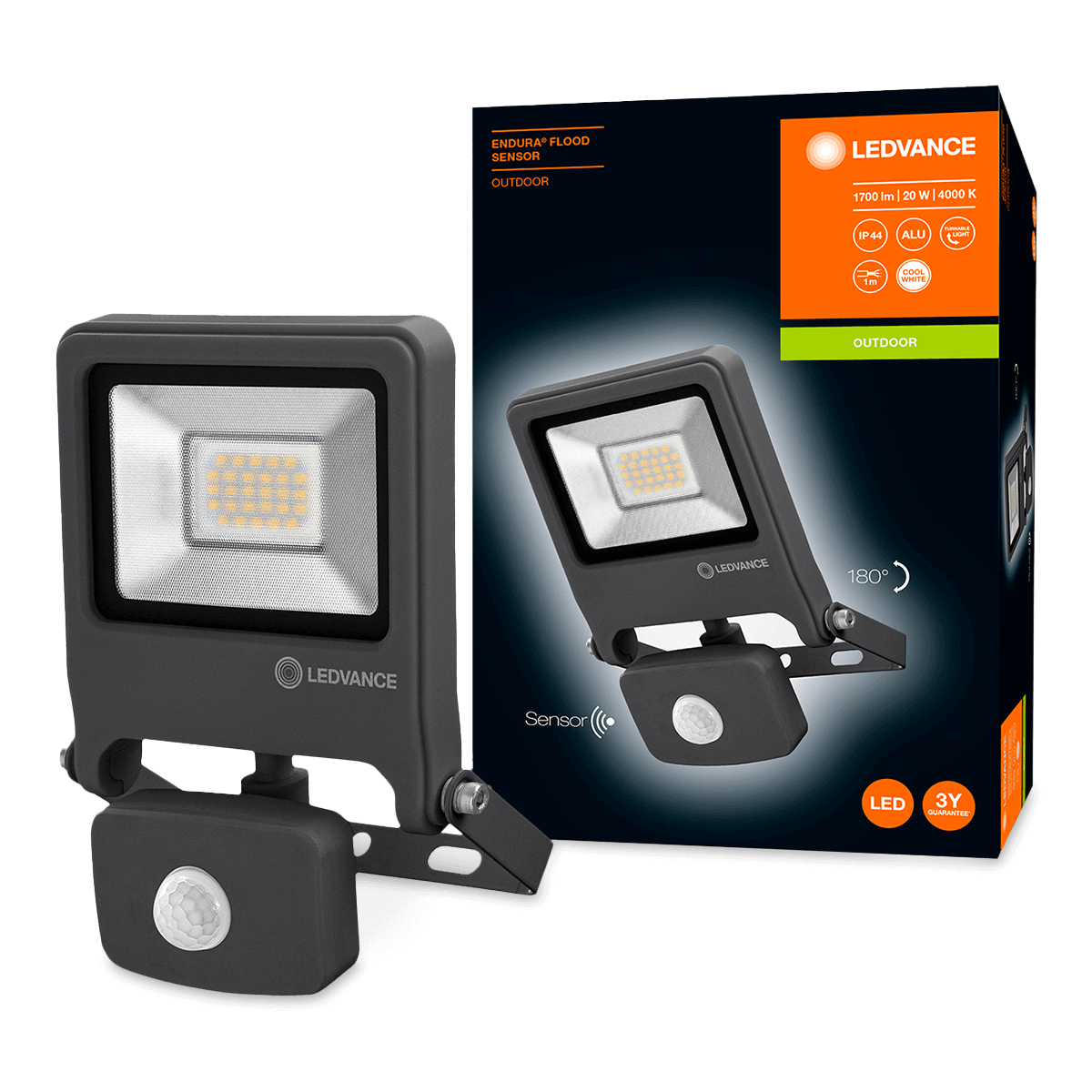 Osram Ledvance naświetlacz Endura SENSOR 20W 840 DG