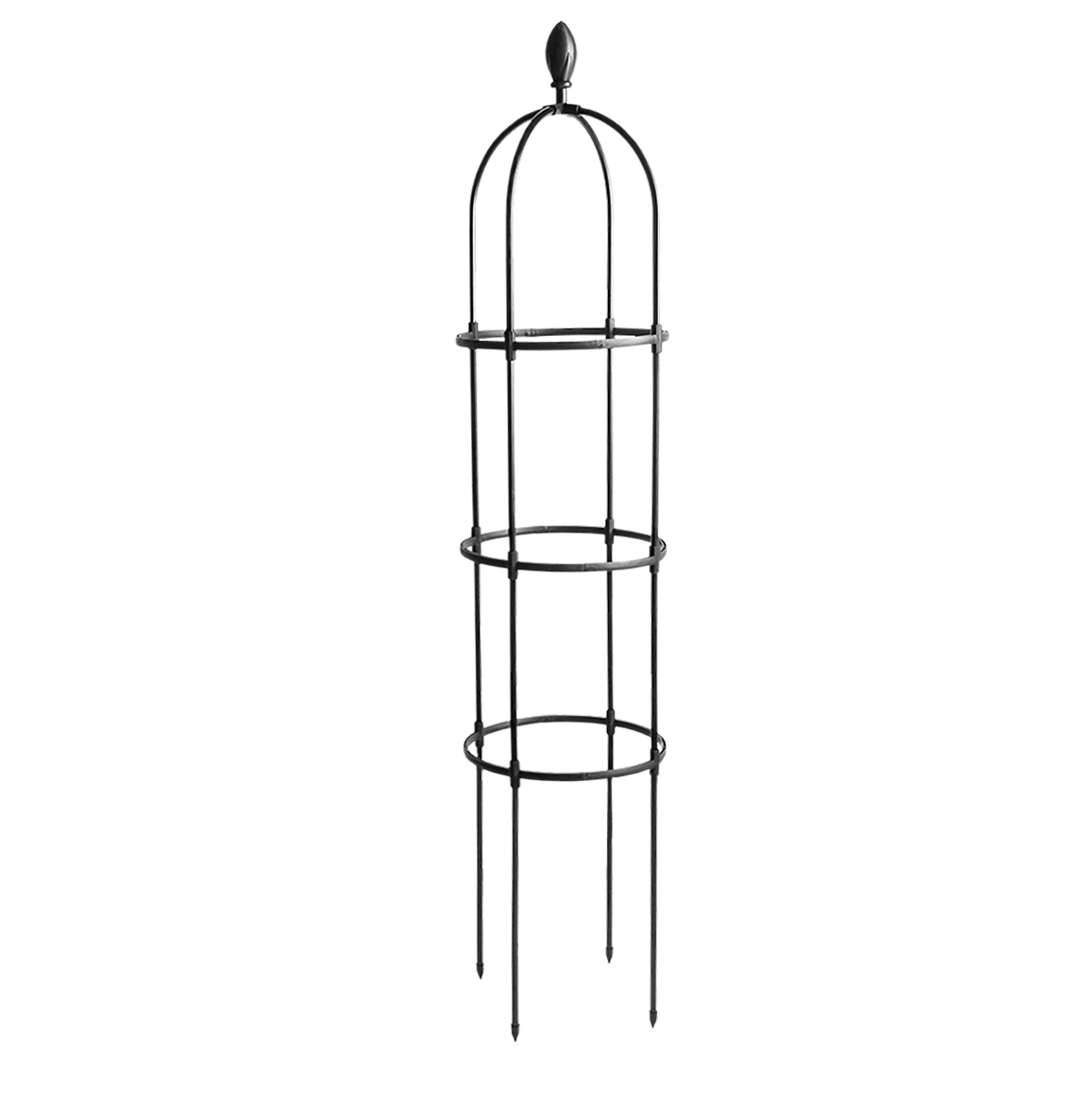 Czarna pergola na róże, wysokość 180 cm, metalowa - Cultivo