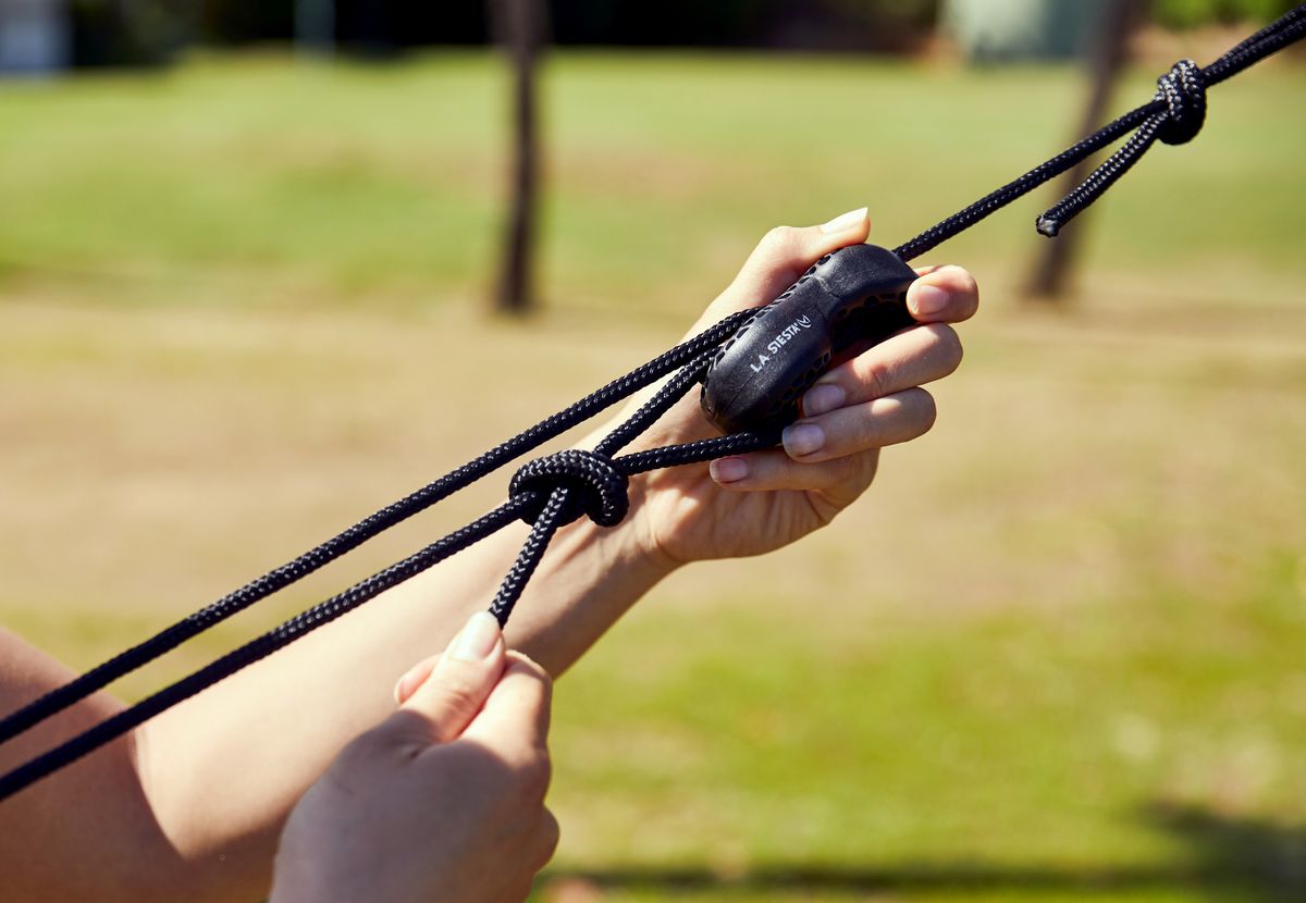 Siesta La Zestaw mocujący do hamaka LA TreeMount Black, czarny