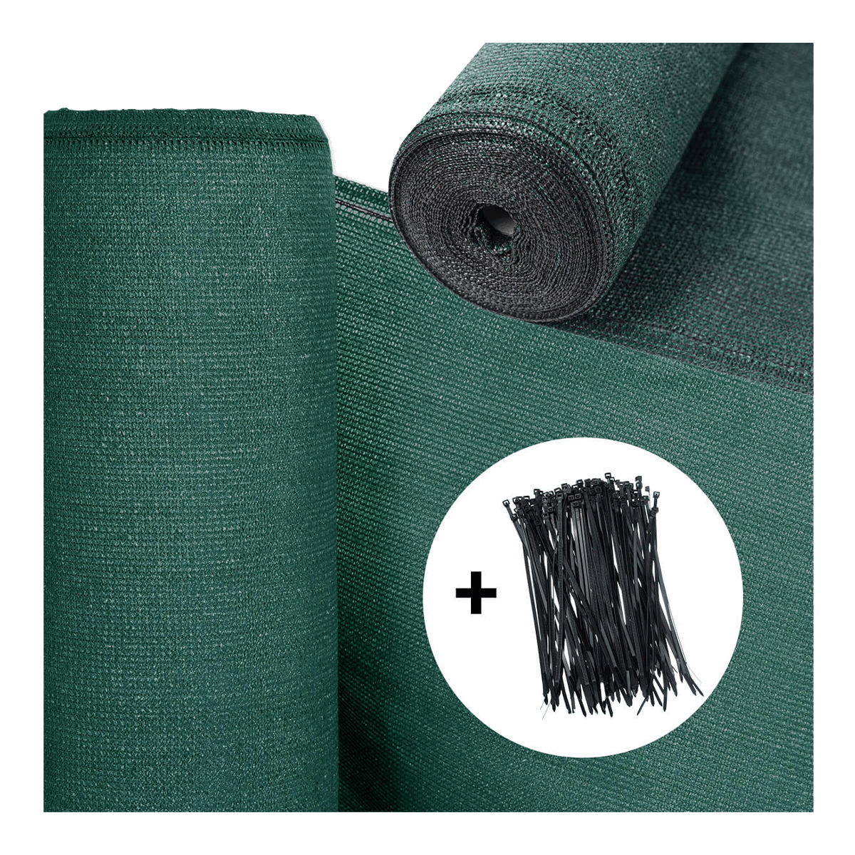 Siatka cieniująca ogrodowa 1.5x10m Dark Green HARDMAISTER