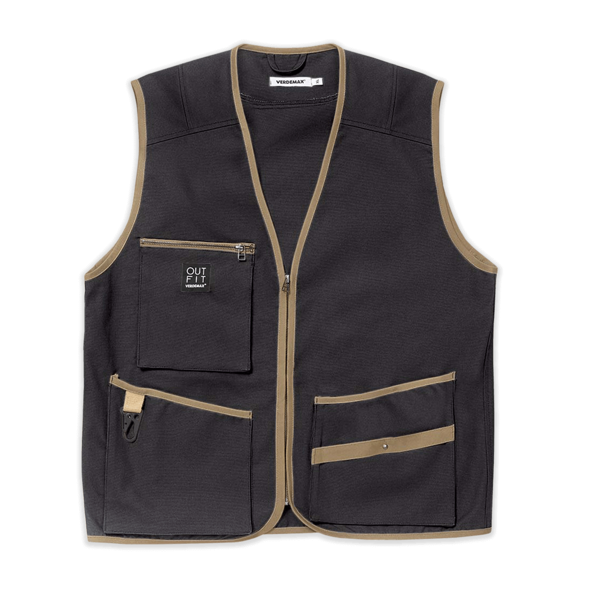 Kamizelka męska do ogrodu CORNIOLO Antracite, rozm L - Verdemax