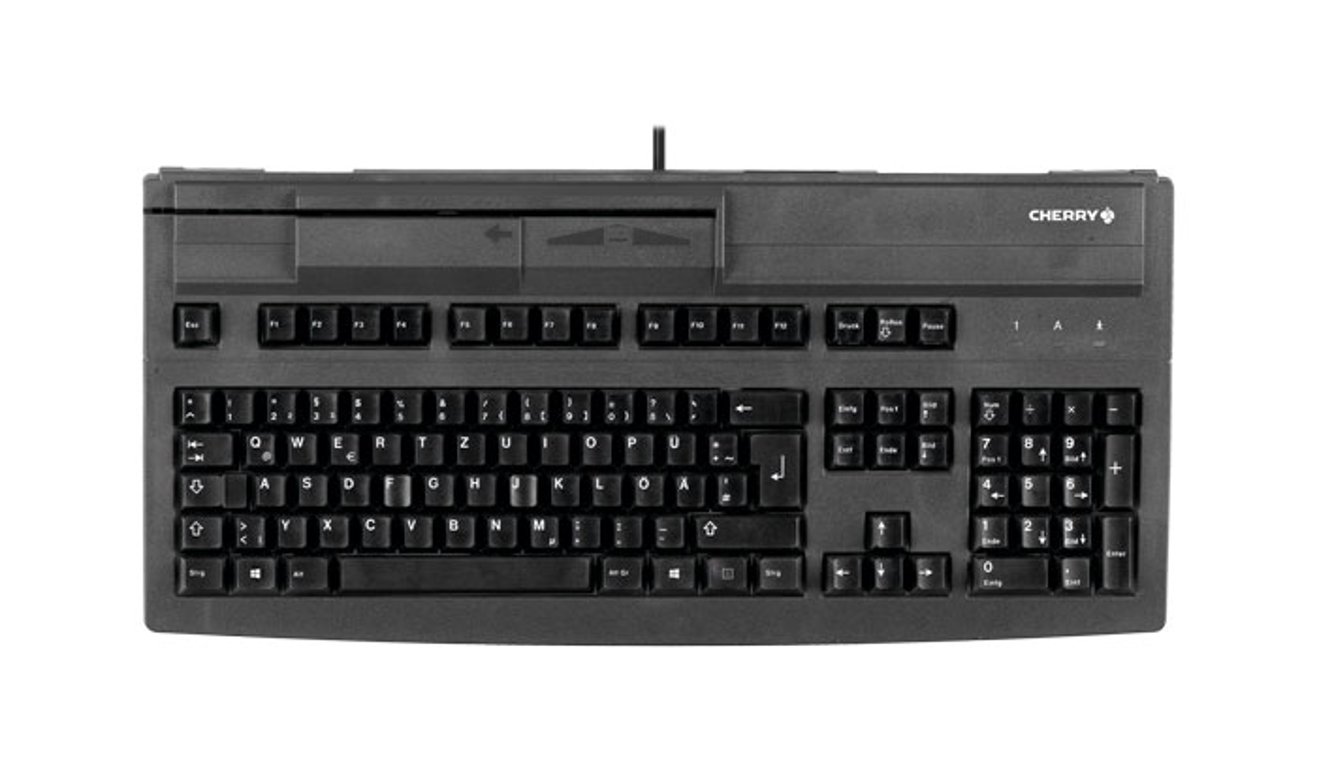 CHERRY MultiBoard MX V2 G80-8000 USB QWERTZ Niemiecki Czarny G80-8000LUVDE-2 G80-8000LUVDE-2