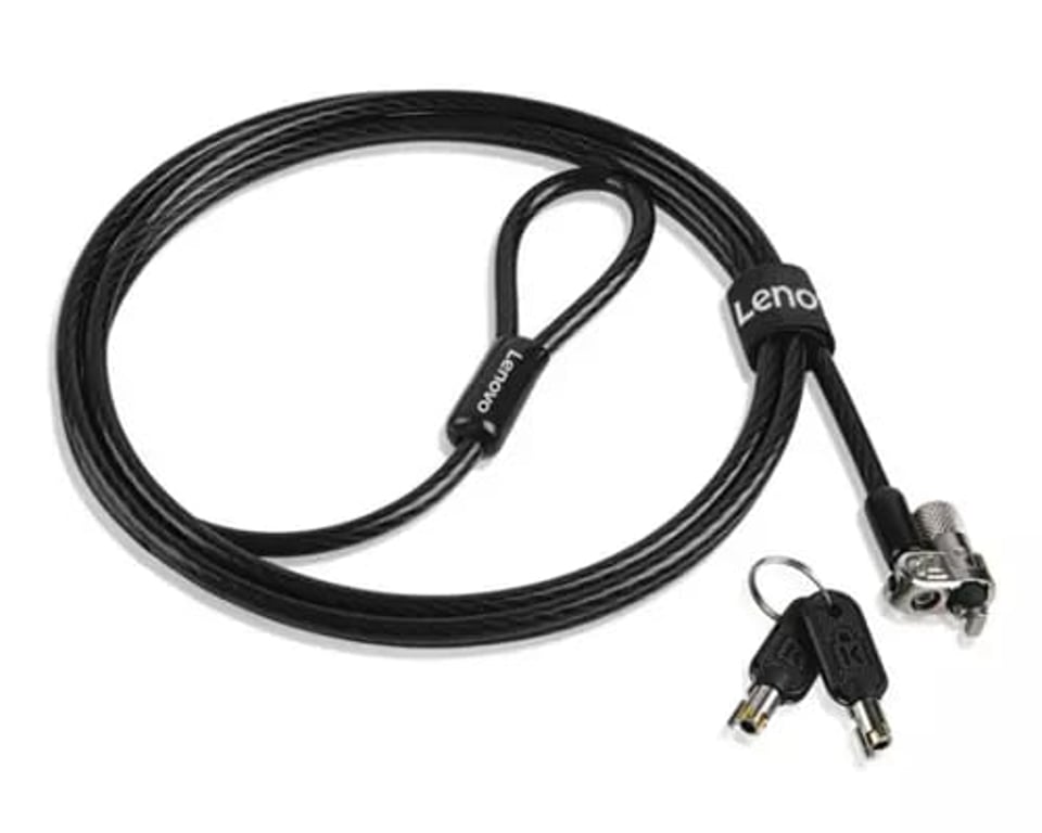 Lenovo 4XE1L68273 zapięcie do kabli Czarny 1,8 m