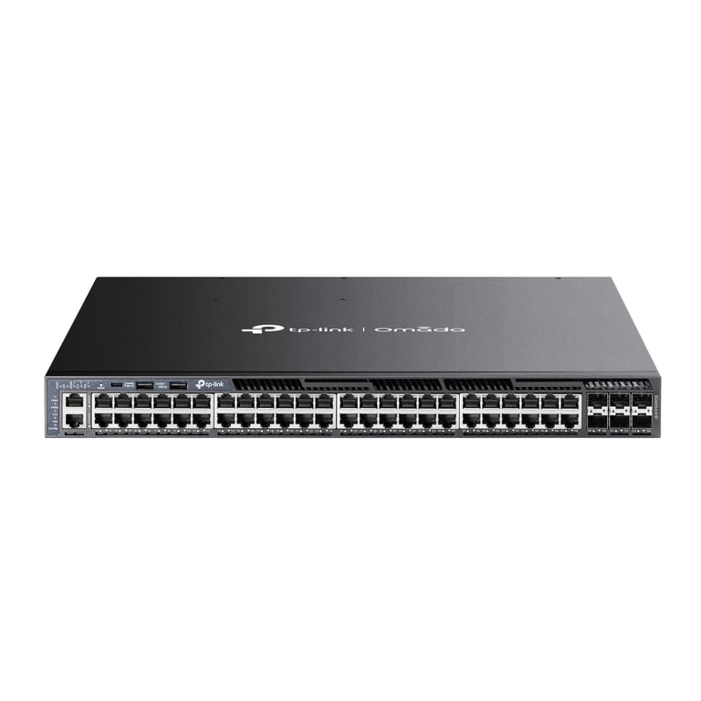 TP-Link Omada SG6654XHP Zarządzany L3 Gigabit Ethernet (10/100/1000) Obsługa PoE 1U Czarny