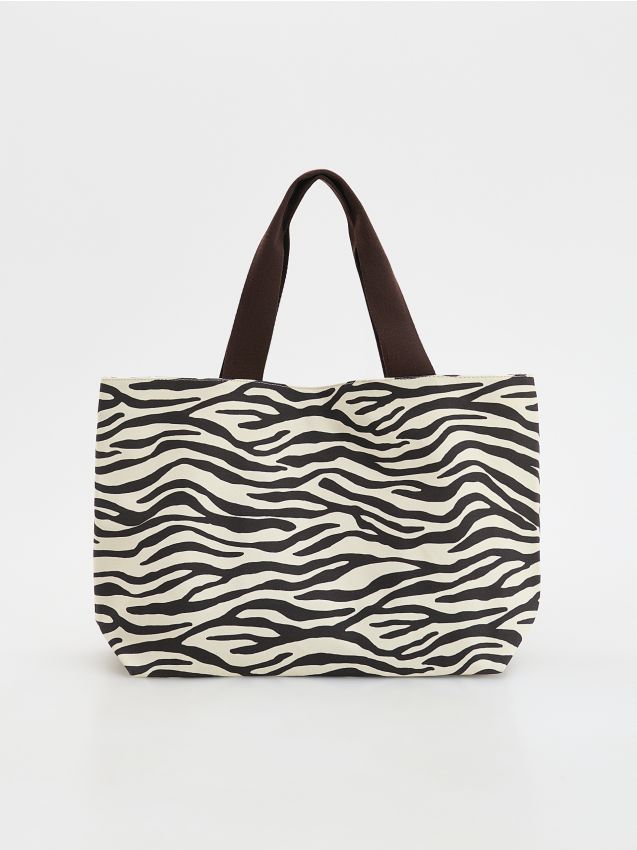 Reserved - Płócienna torebka shopper - wielobarwny