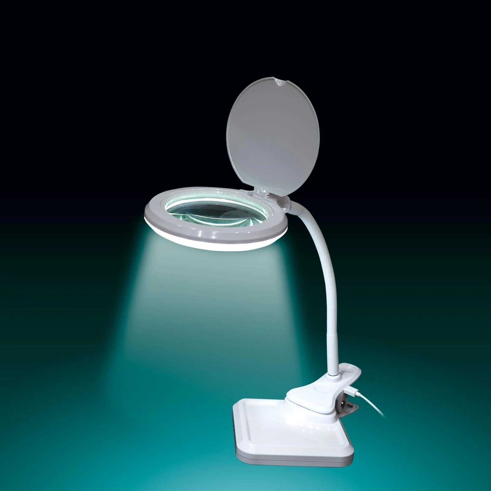 Darbo sviestuvas maitinamas USB, didinimas 3 dioptrijos, SMD LED 2.5W, Pro'sKit