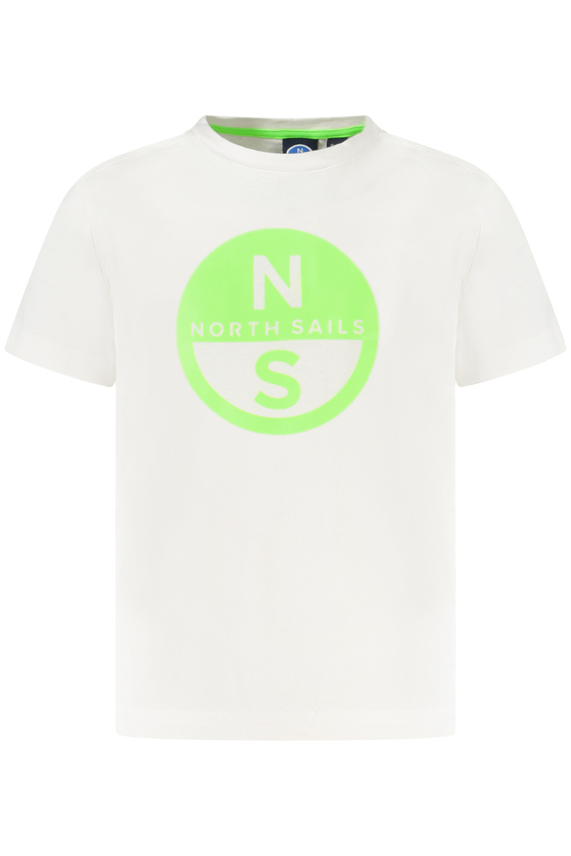 NORTH SAILS KOSZULKA Z KRÓTKIM RĘKAWEM DZIECIĘCA BIAŁA