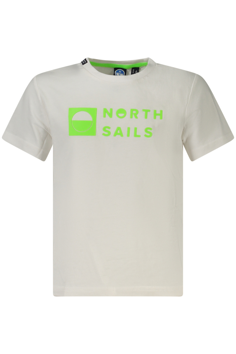 NORTH SAILS KOSZULKA Z KRÓTKIM RĘKAWEM DZIECIĘCA BIAŁA