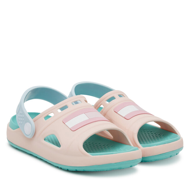 Sandały Tommy Hilfiger T3A2-33805-0083A S Różowy