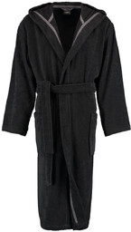 Cawo Szlafrok męski Uni Hooded Lava