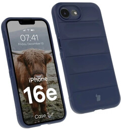 Bizon Pancerne etui Case Tur do iPhone 16e, granatowe