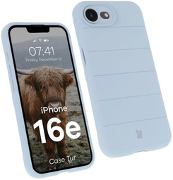 Bizon Pancerne etui Case Tur do iPhone 16e, jasnoniebieskie