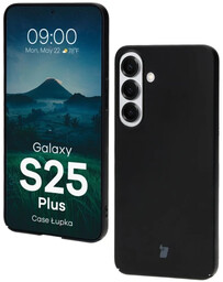 Bizon Etui Case Łupka do Galaxy S25 Plus, czarne