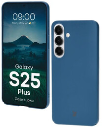 Bizon Etui Case Łupka do Galaxy S25 Plus, niebieskie