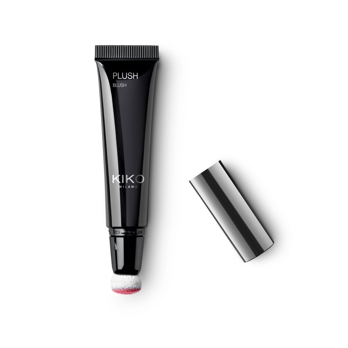 KIKO Milano Plush Blush róż w płynie z aplikatorem gąbkowym 01 Caffelatte