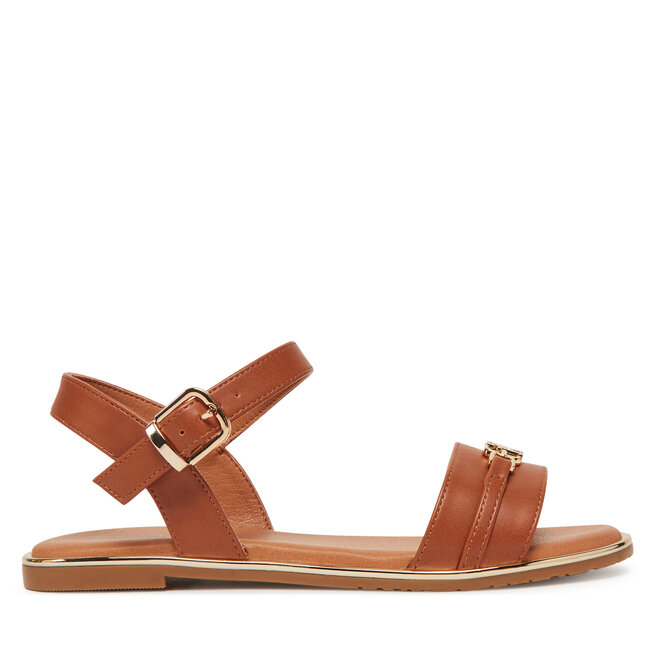 Sandały Tommy Hilfiger T3A2-33778-0326 S Brązowy