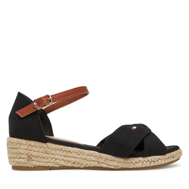 Espadryle Tommy Hilfiger T3A7-33801-0048 S Czarny