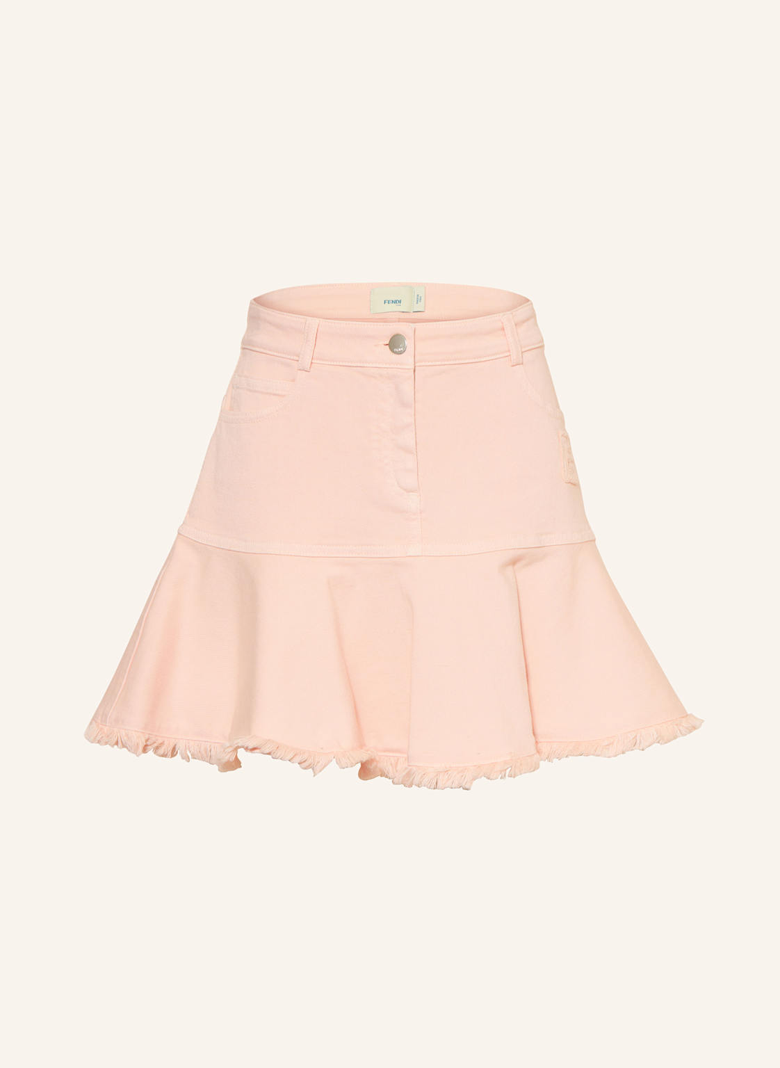 Fendi Spódnica Jeansowa rosa