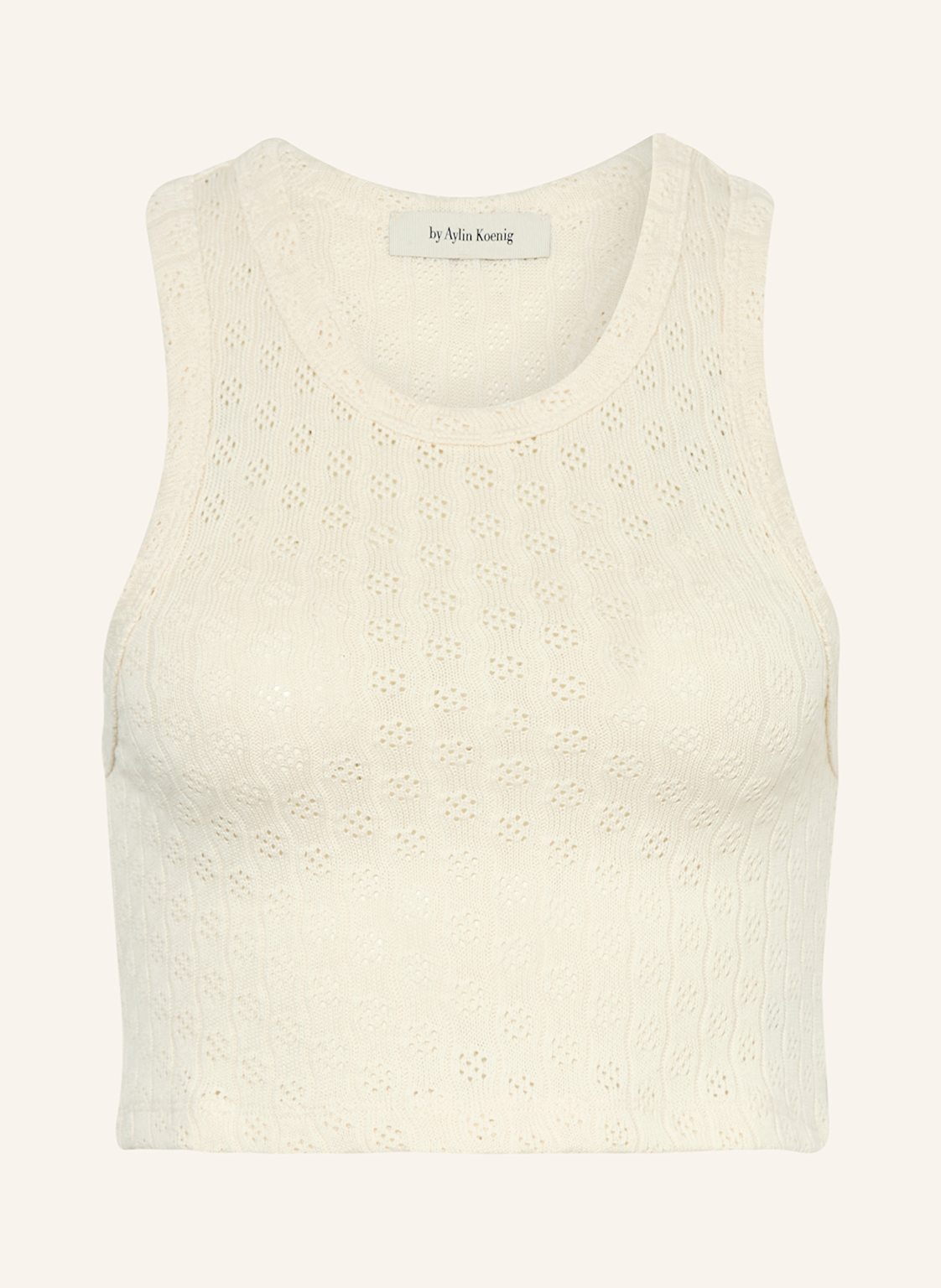 By Aylin Koenig Top Z Dzianiny Raya weiss