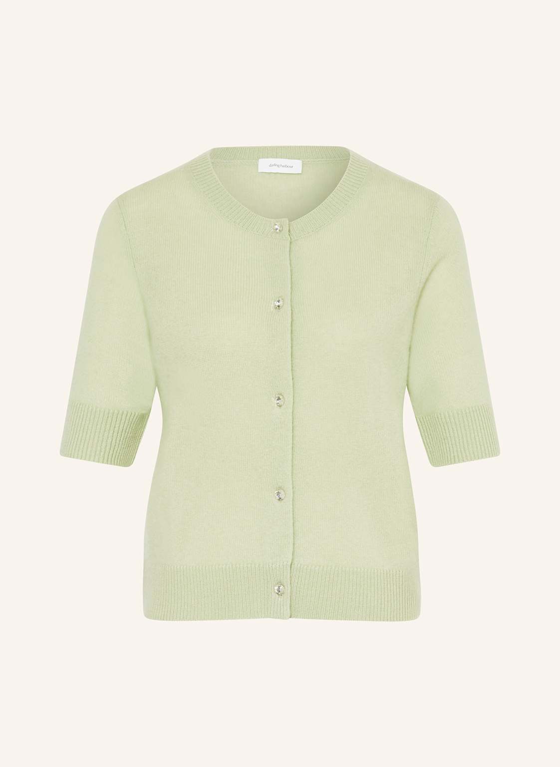 Darling Harbour Kardigan Z Dodatkiem Kaszmiru gruen