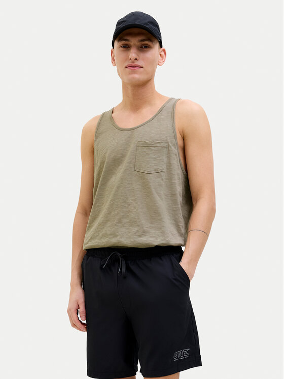 Jack&Jones Tank top Varenna 12273165 Beżowy Regular Fit
