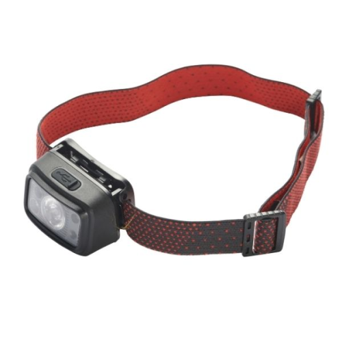 Latarka czołowa 350 LED ładowanie USB, 1 szt.