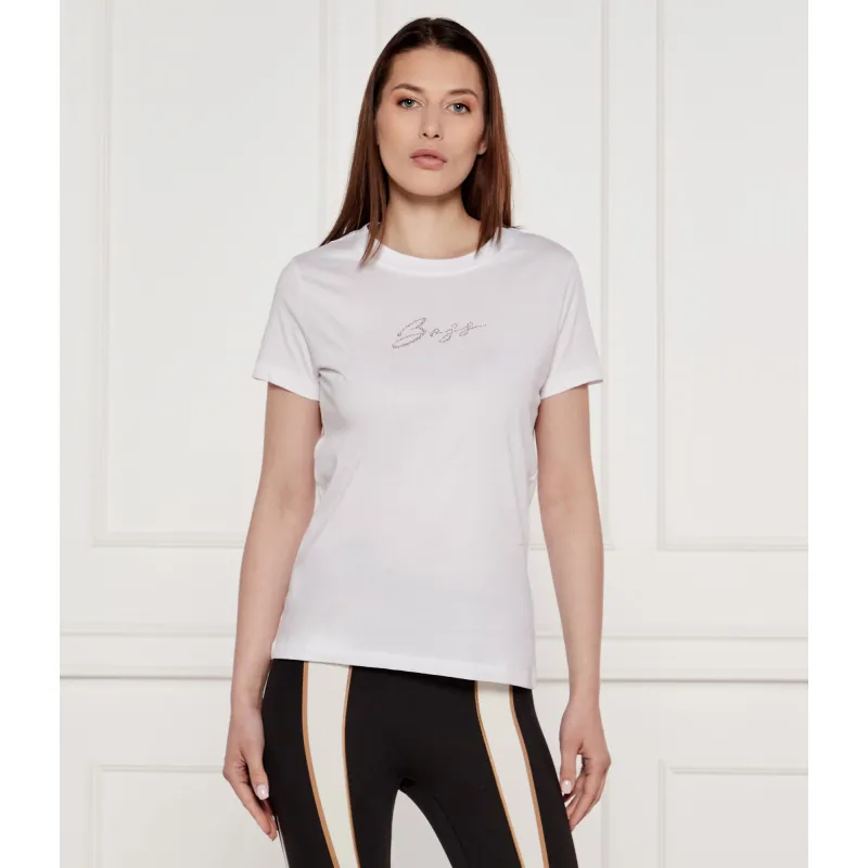 BOSS ORANGE T-shirt C_Esogo_2_MA_crystal | Regular Fit