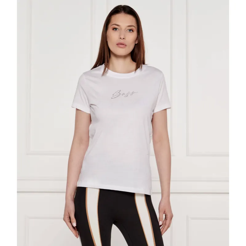 BOSS ORANGE T-shirt C_Esogo_2_MA_crystal | Regular Fit