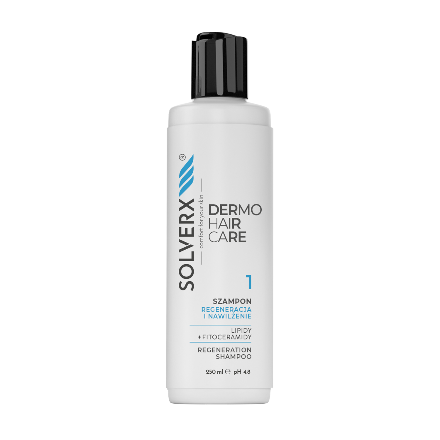 Solverx Dermo Hair Szampon regeneracja i nawilżenie