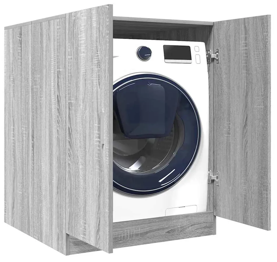 Dwudrzwiowa szafka szary dąb sonoma N7-P56