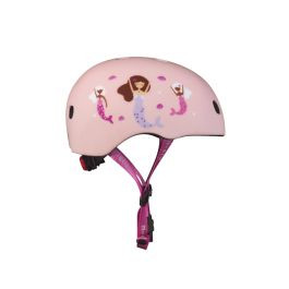 Kask różowy w syrenki