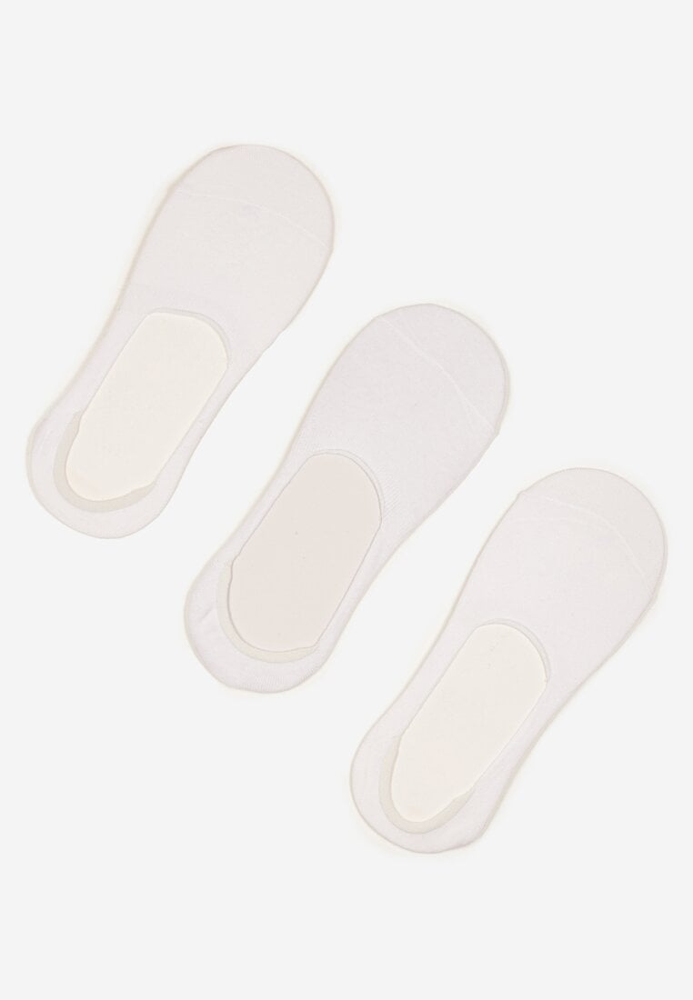 Białe Bawełniane Skarpety Typu Stopki Folienne