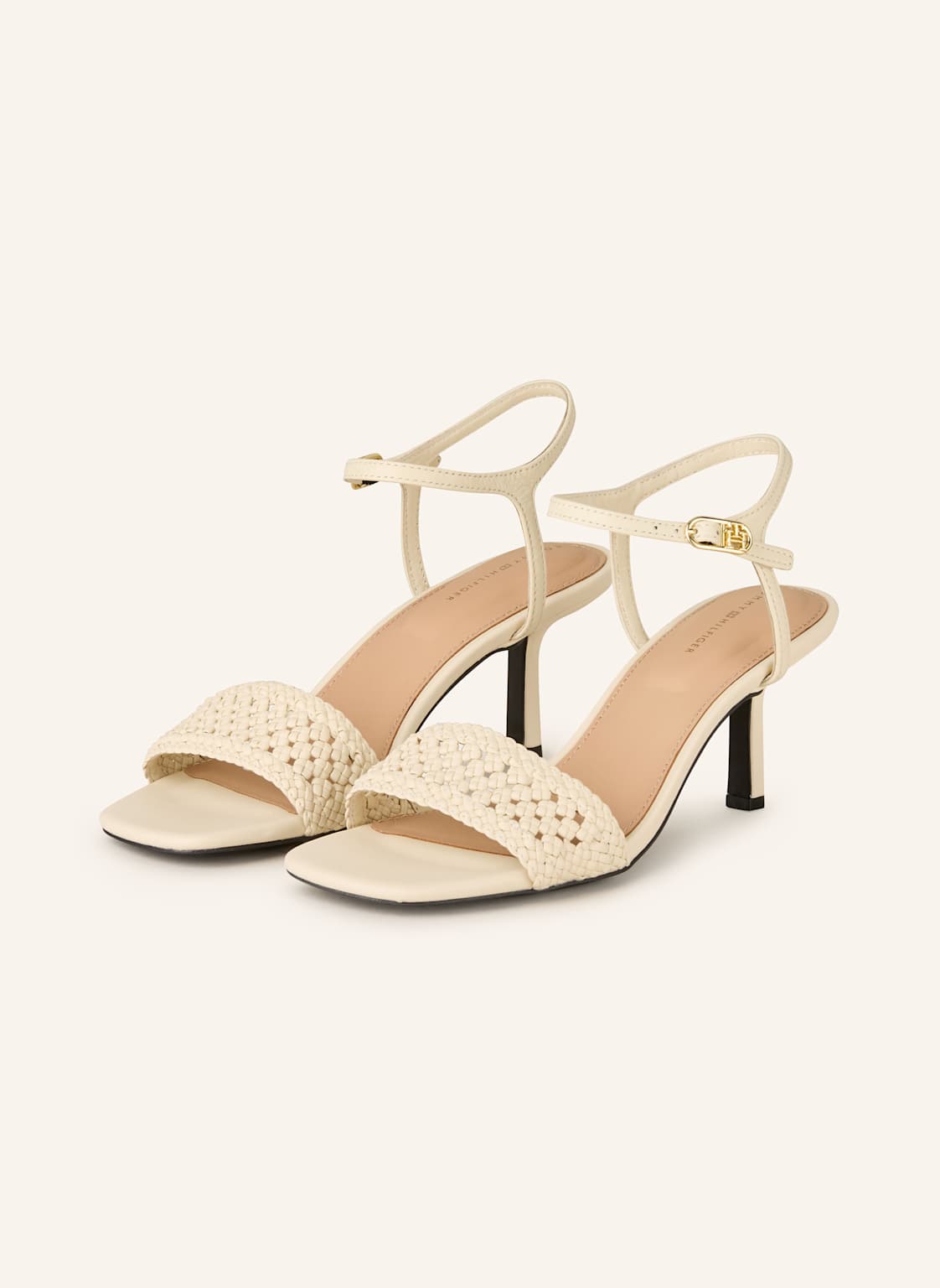 Tommy Hilfiger Sandały Na Obcasie beige