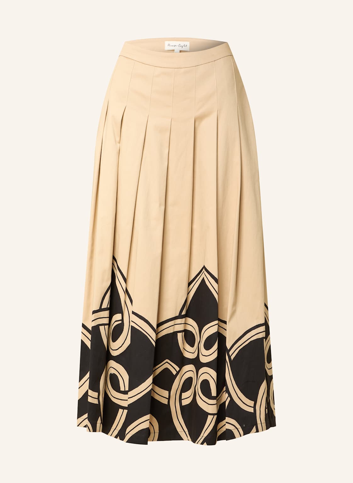 Phase Eight Plisowana Spódnica Sophia beige