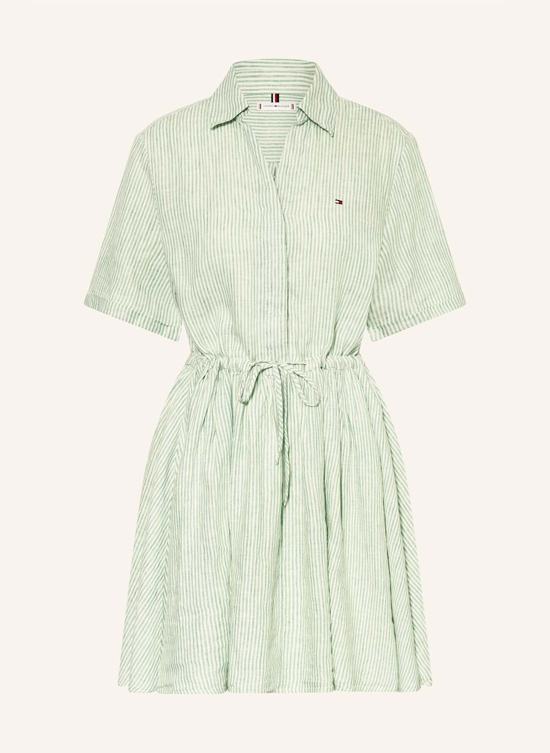 Tommy Hilfiger Sukienka Z Lnu gruen