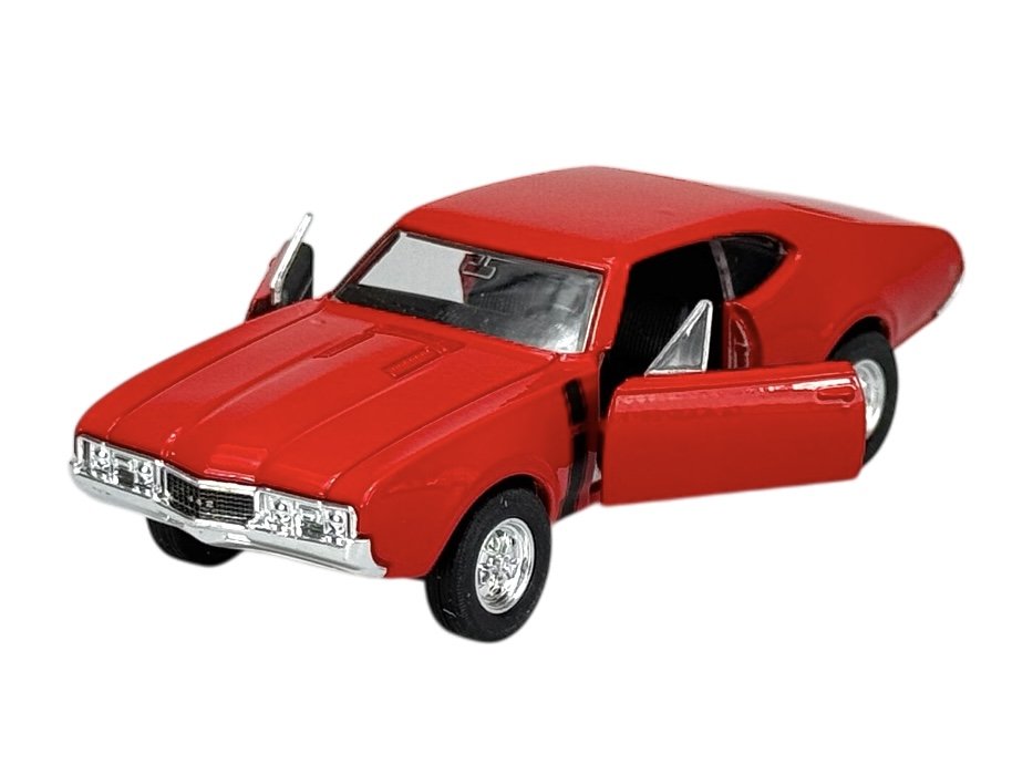 WELLY OLD TIMER 1968 OLDSMOBILE 442 CZERWONY 1:34 SAMOCHÓD NOWY METALOWY MODEL 43711