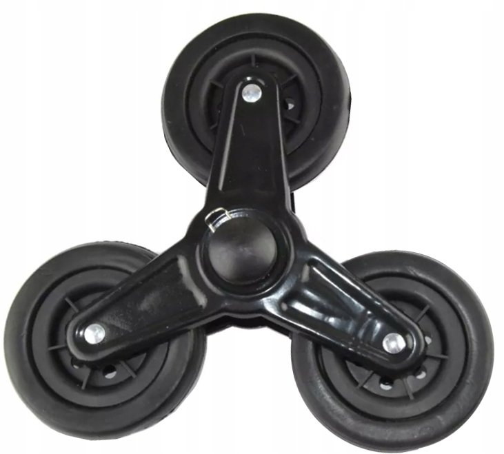 KOŁO KÓŁKO DO TORBY WÓZKA NA ZAKUPY WÓZEK ZAKUPOWY NA KOŁACH CZARNE 1szt