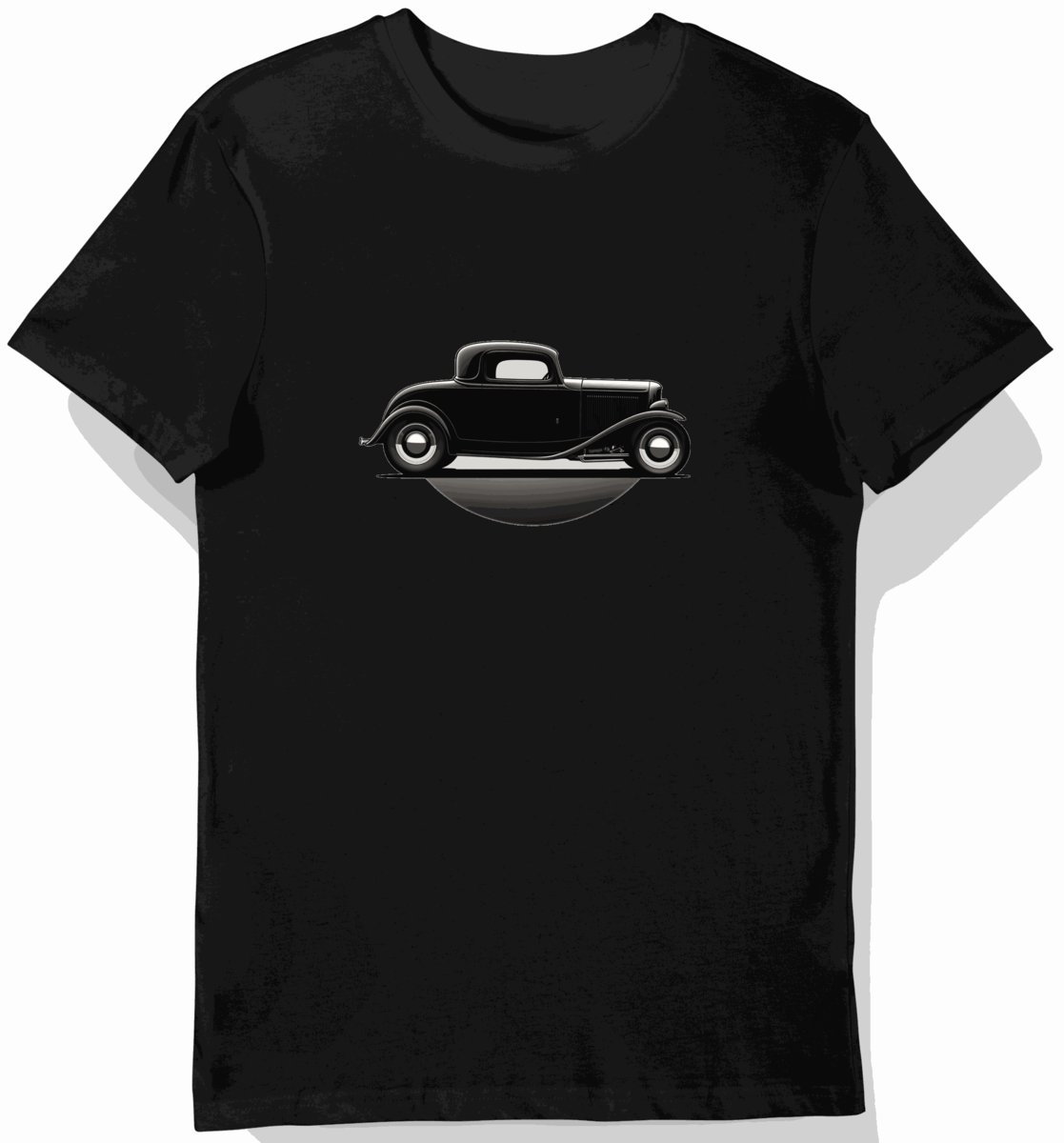 Koszulka męska czarna z motywem klasycznego Forda 1932 XXL