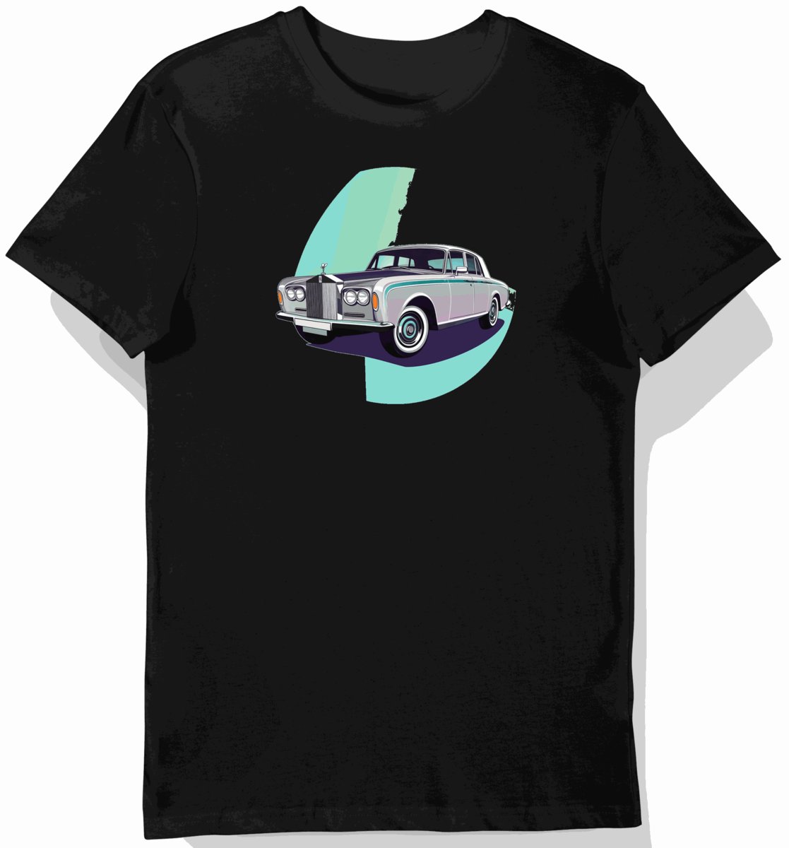 Koszulka męska czarna Klasyczny Blask Motoryzacyjnej Legendy 3XL