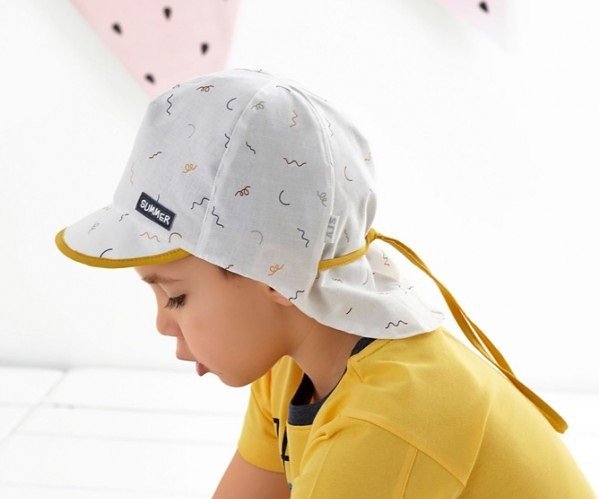 Chustka CH. LATO/WIOSNA czapka BEŻOWA 44-333 52