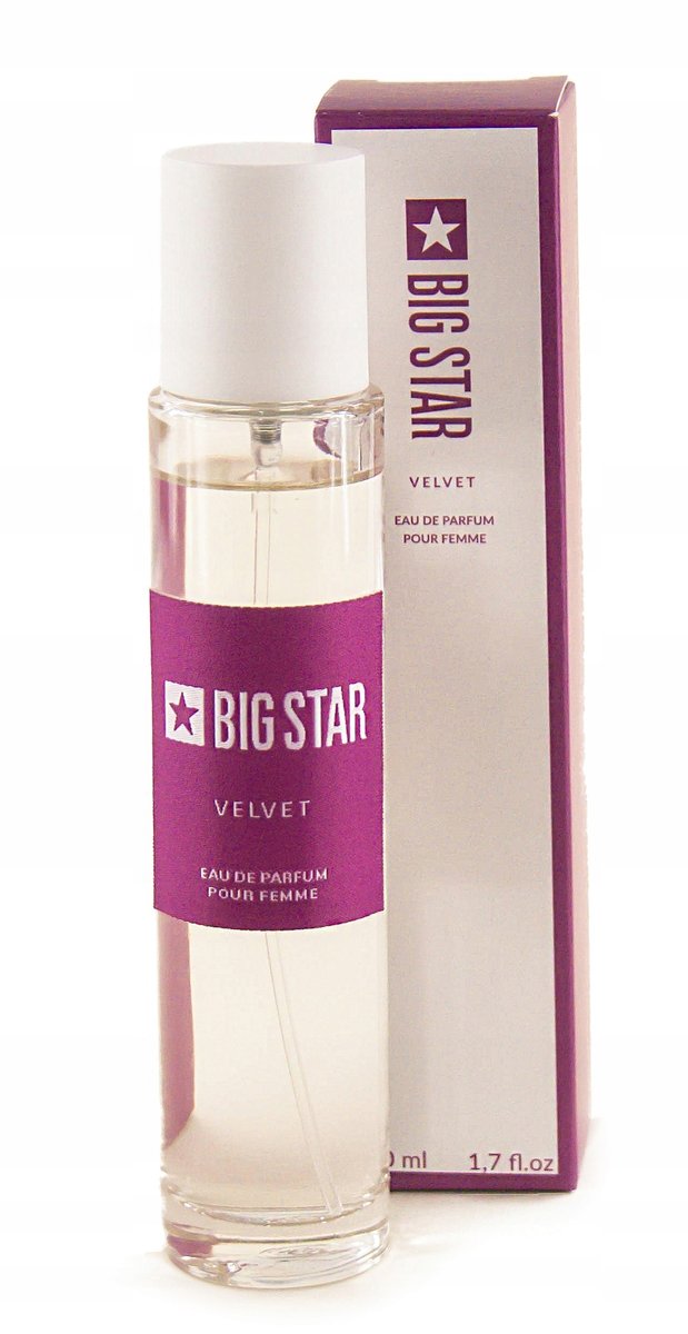 Big Star, Velvet, Woda Perfumowana, 50ml