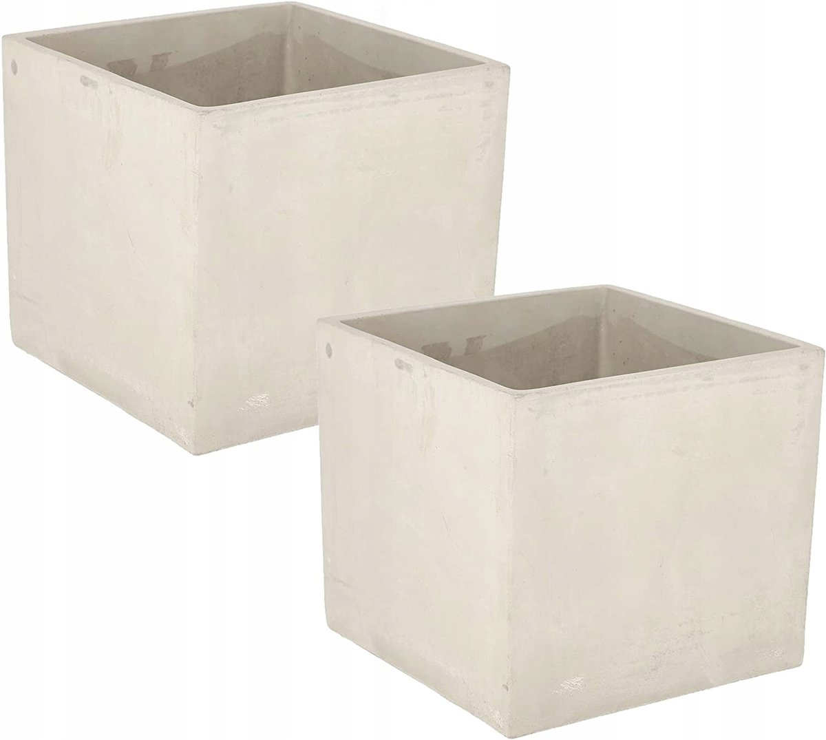 2x Doniczka Osłonka Betonowa Rośliny Kwiaty